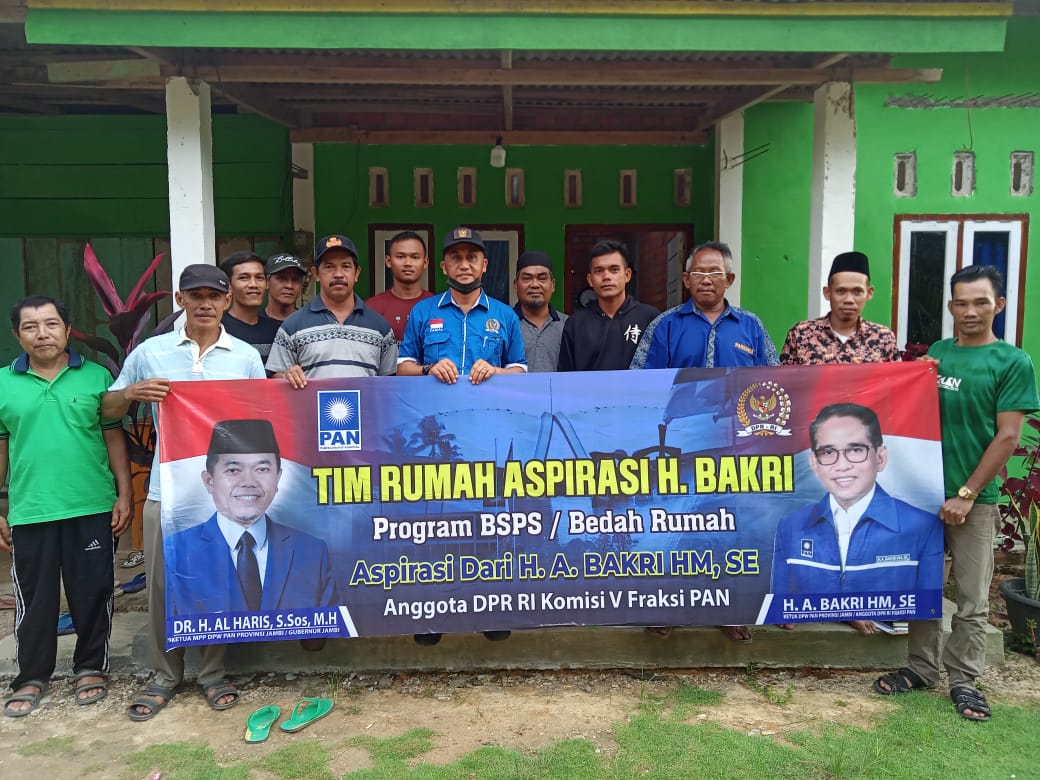 Tim Rumah Aspirasi H Bakri Tinjau Desa Bukit Makmur