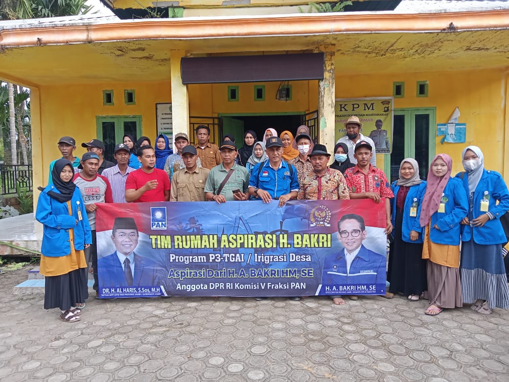 Tim Rumah Aspirasi H Bakri Sambangi Kecamatan Pengabuan