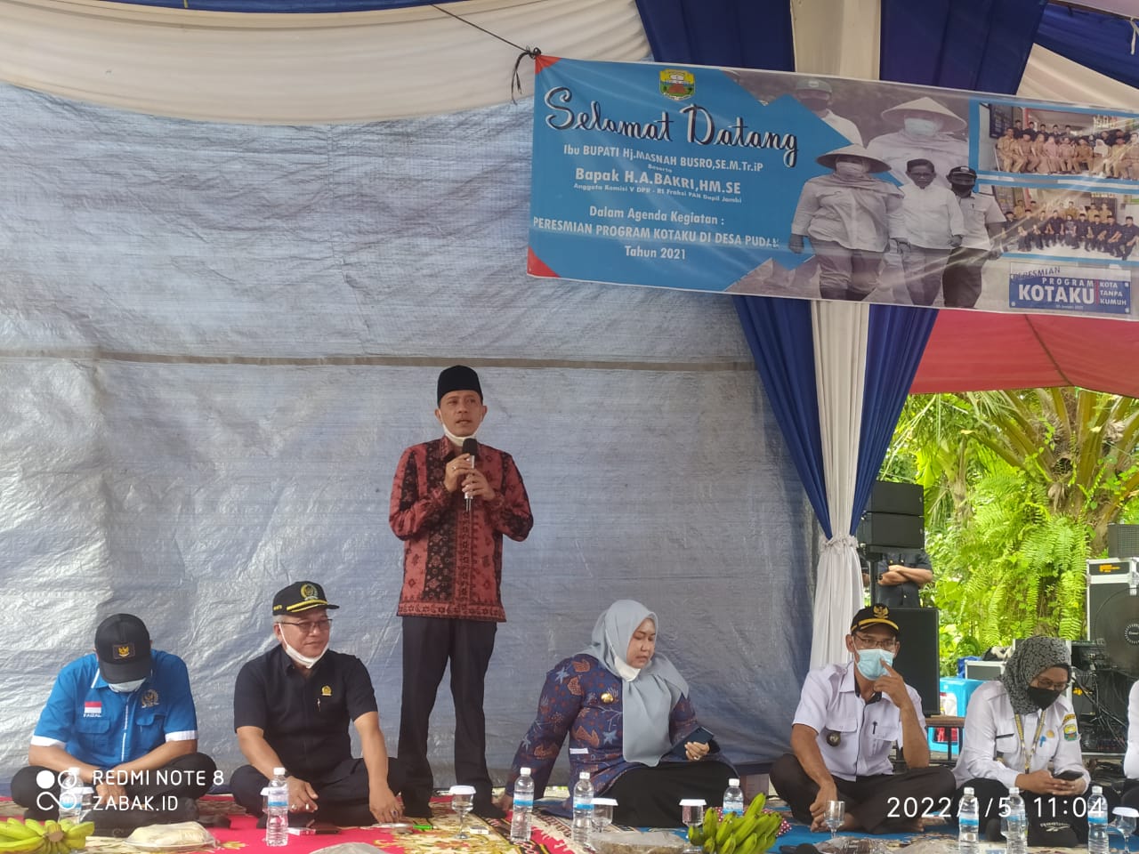 Kamaluddin Haviz Apresiasi ke H Bakri atas Bantuan Program APBN di Muaro Jambi