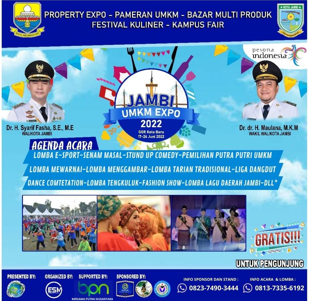 Poster UMKM EXPO Kota Jambi 