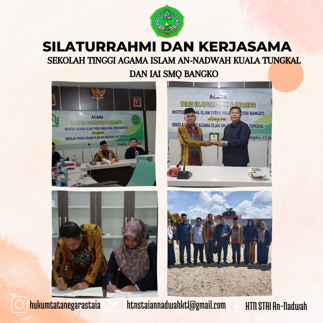 Silahturahmi Dan Kerjasama STAI An-Nadwah Kuala Tungkal Dengan IAI SMQ Bangko 