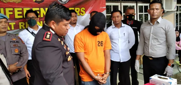 Konferensi Pers Polresta Jambi Atas Kasus Pengedar Narkoba Bawa Barang Bukti 3,5 Kilo (ist)