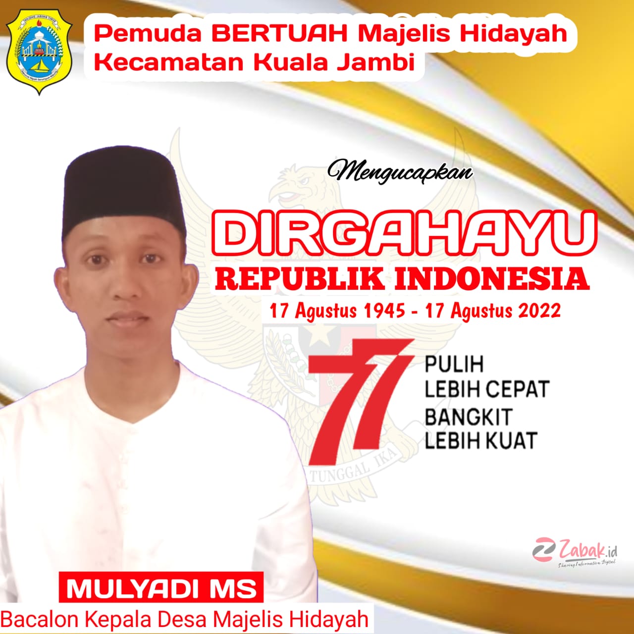 Pemuda BERTUAH Majelis Hidayah Ucapkan Dirgahayu Republik Indonesia ke 77