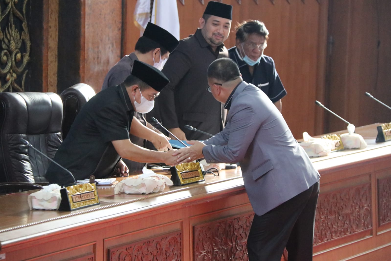 DPRD Provinsi Jambi Gelar Paripurna Pandangan Umum Fraksi-fraksi terkait Nota Pengantar LKPJ Kepala Daerah di Gedung DPRD Senin (31/03/2023) Foto: Agus/Diskominfo 