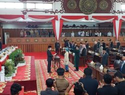DPRD Provinsi Jambi Gelar Paripurna PAW Sisa Masa Jabatan 2019-2024